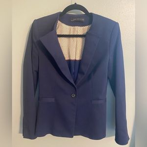 Navy Zara blazer size L